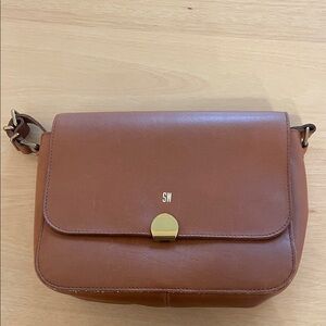 Madewell Tan Leather Crossbody Bag